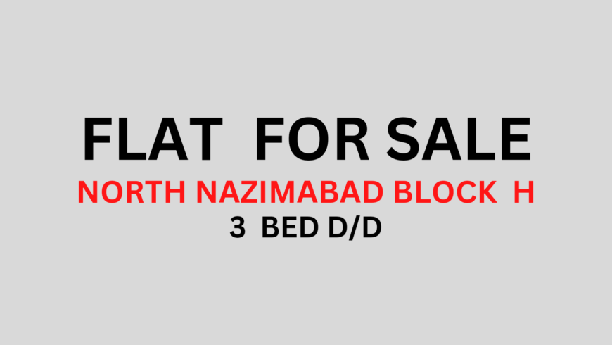 Vip Flat For Sale North Nazimabad Block H