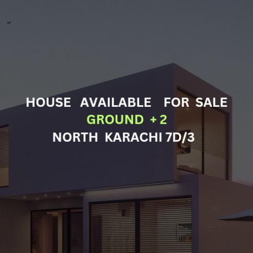 House Available For Sale North Karachi 7D/3